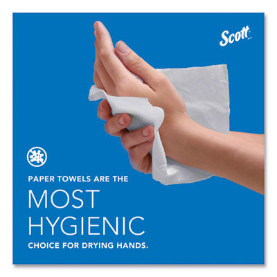 Scott® Pro Scottfold Towels, 1-Ply, 7.8 x 12.4, White, 175 Towels/Pack, 25 Packs/Carton