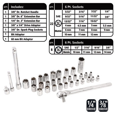 Great Neck® 119-Piece Tool Set