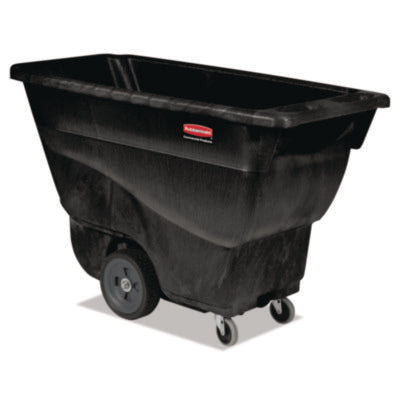 Rubbermaid® Commercial Structural Foam Tilt Truck, 101 gal, 450 lb Capacity, Plastic, Black